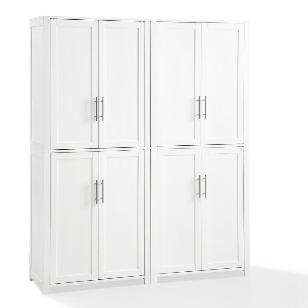 Savannah 2-Piece Kitchen Storage Pantry Set. Picture 2