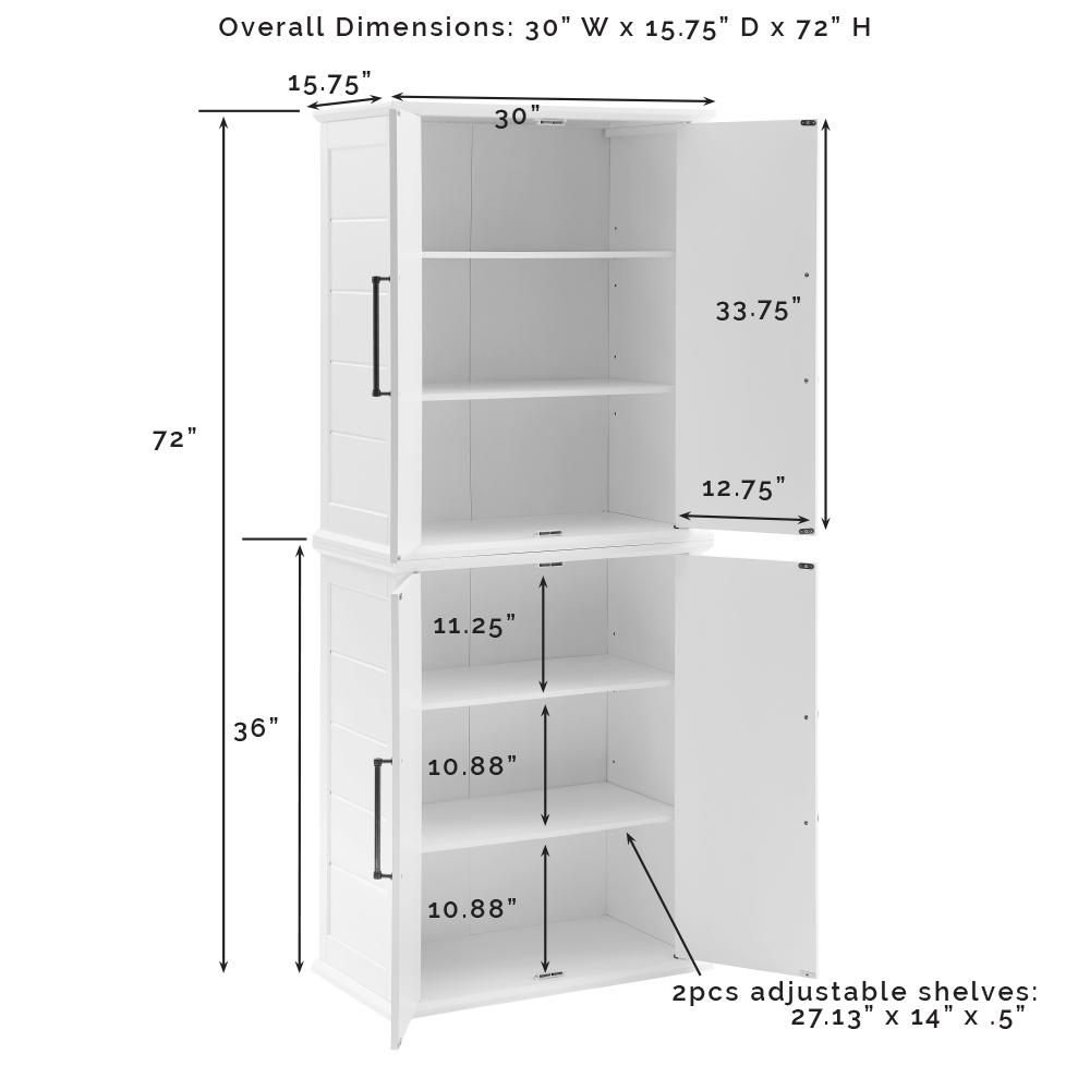 Bartlett Tall Kitchen Storage Pantry. Picture 4