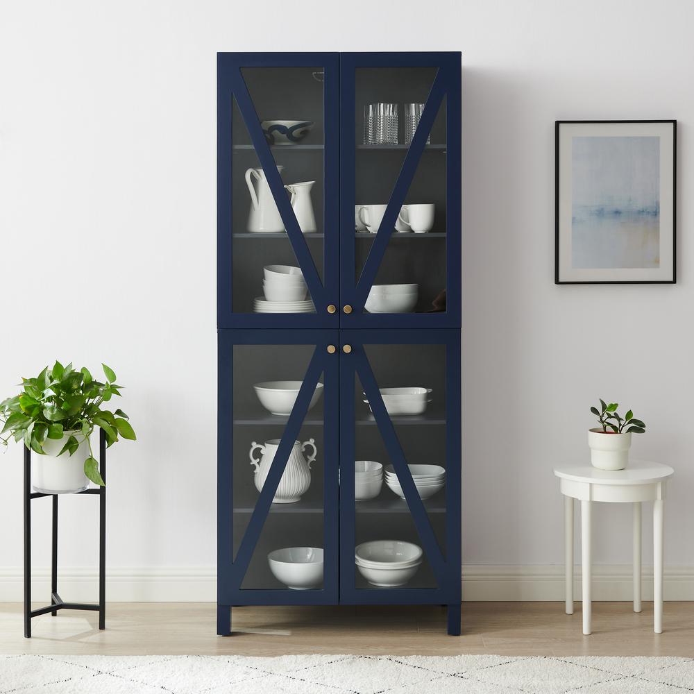 Cassai Tall Kitchen Storage Pantry - 2 Stackable Pantries. Picture 10