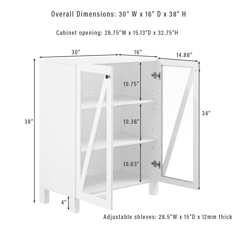 Cassai Tall Kitchen Storage Pantry. Picture 15