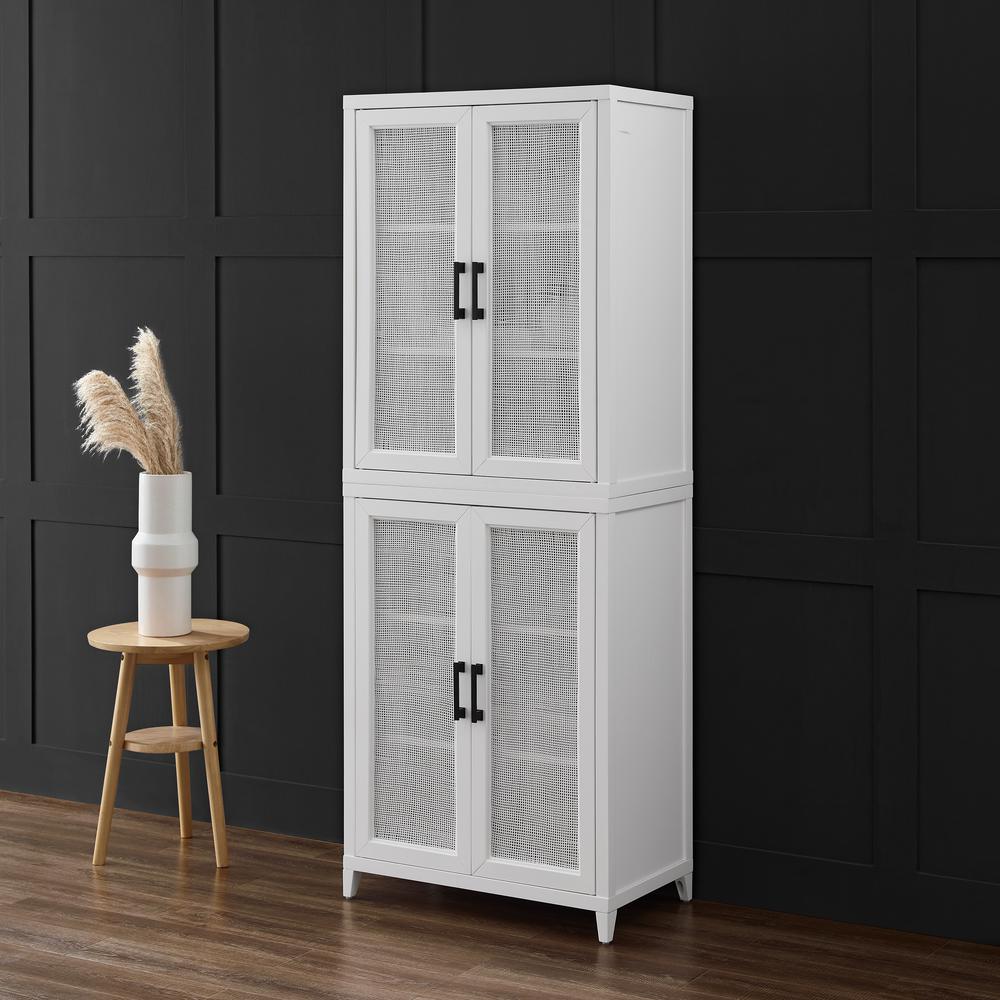 Milo Tall Kitchen Storage Pantry - 2 Stackable Pantries. Picture 3