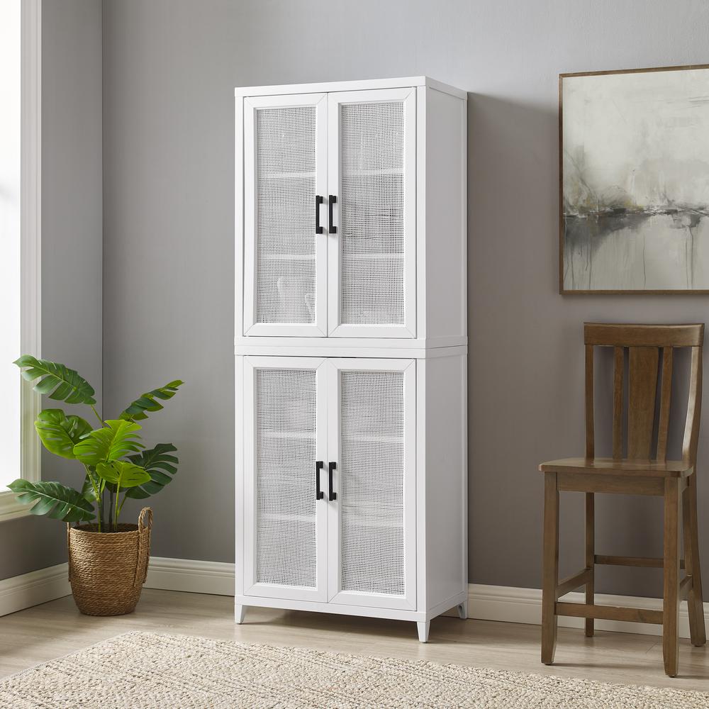 Milo Tall Kitchen Storage Pantry - 2 Stackable Pantries. Picture 6