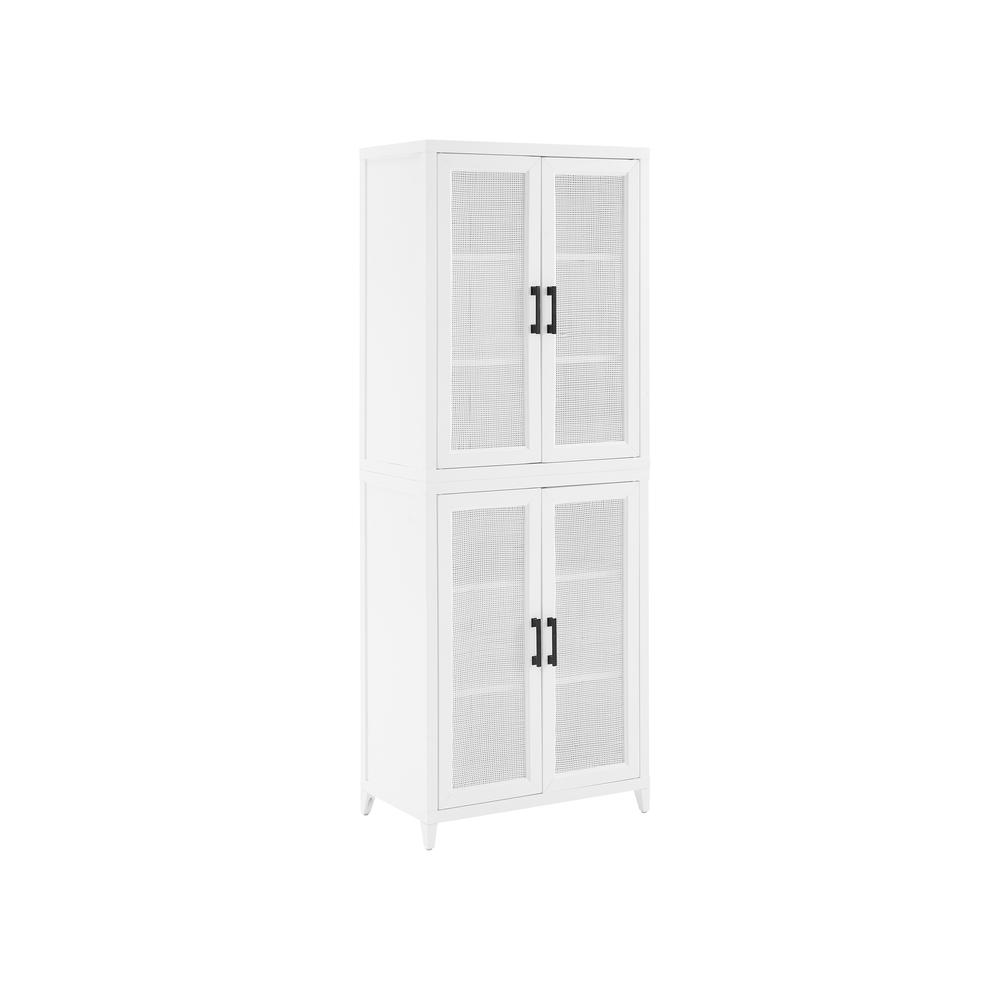 Milo Tall Kitchen Storage Pantry - 2 Stackable Pantries. Picture 1