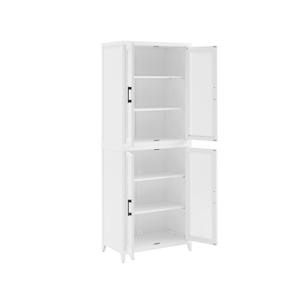 Milo Tall Kitchen Storage Pantry - 2 Stackable Pantries. Picture 10