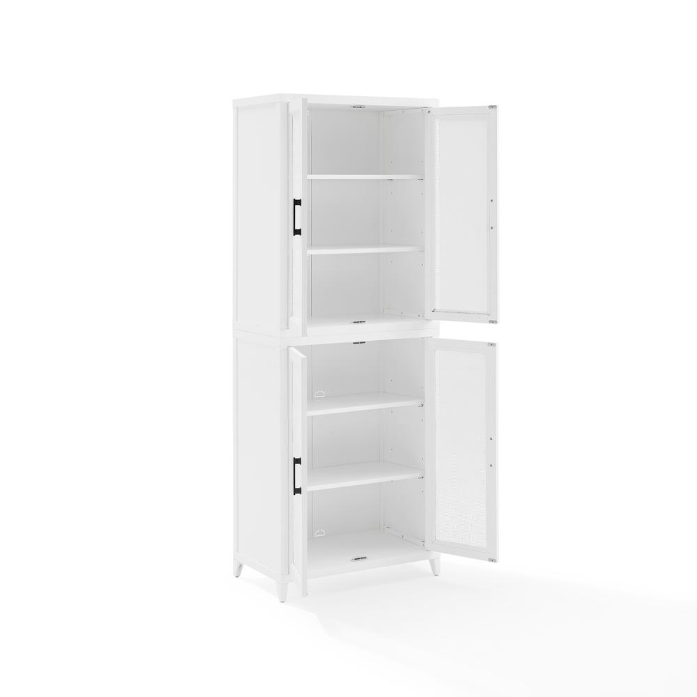 Milo Tall Kitchen Storage Pantry - 2 Stackable Pantries. Picture 16