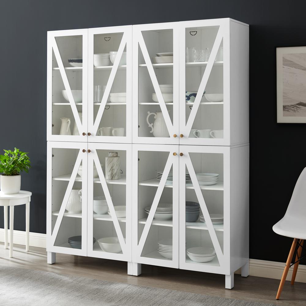 Cassai 2-Piece Kitchen Storage Pantry Set - 2 Tall Pantries. Picture 7