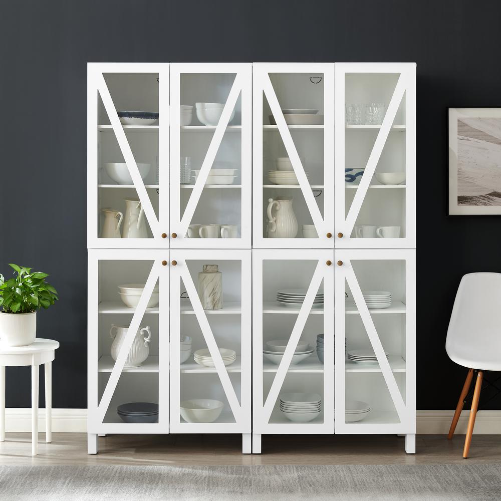 Cassai 2-Piece Kitchen Storage Pantry Set - 2 Tall Pantries. Picture 8