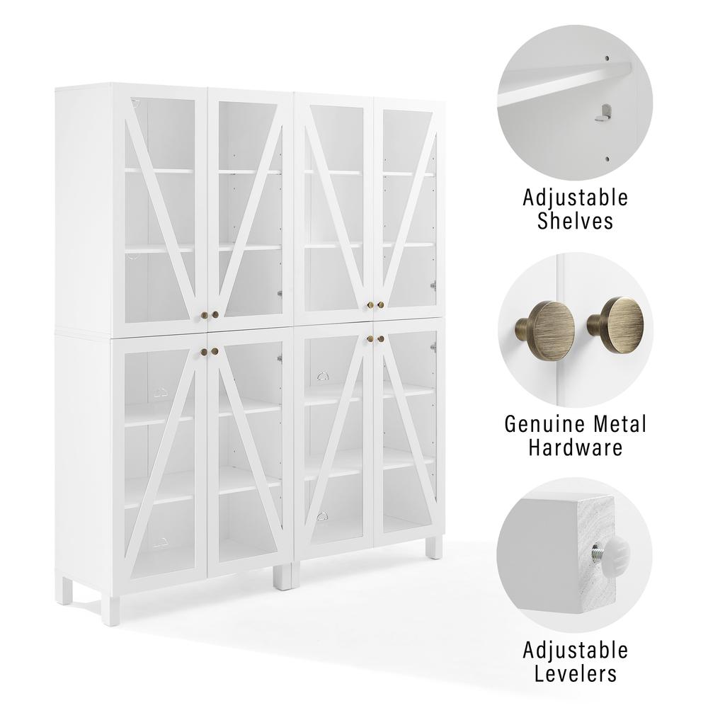 Cassai 2-Piece Kitchen Storage Pantry Set - 2 Tall Pantries. Picture 10