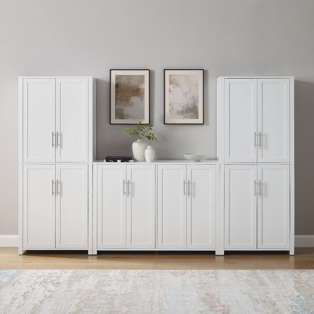 Savannah 3-Piece Sideboard And Pantry Set - Sideboard & 2 Pantries. Picture 6