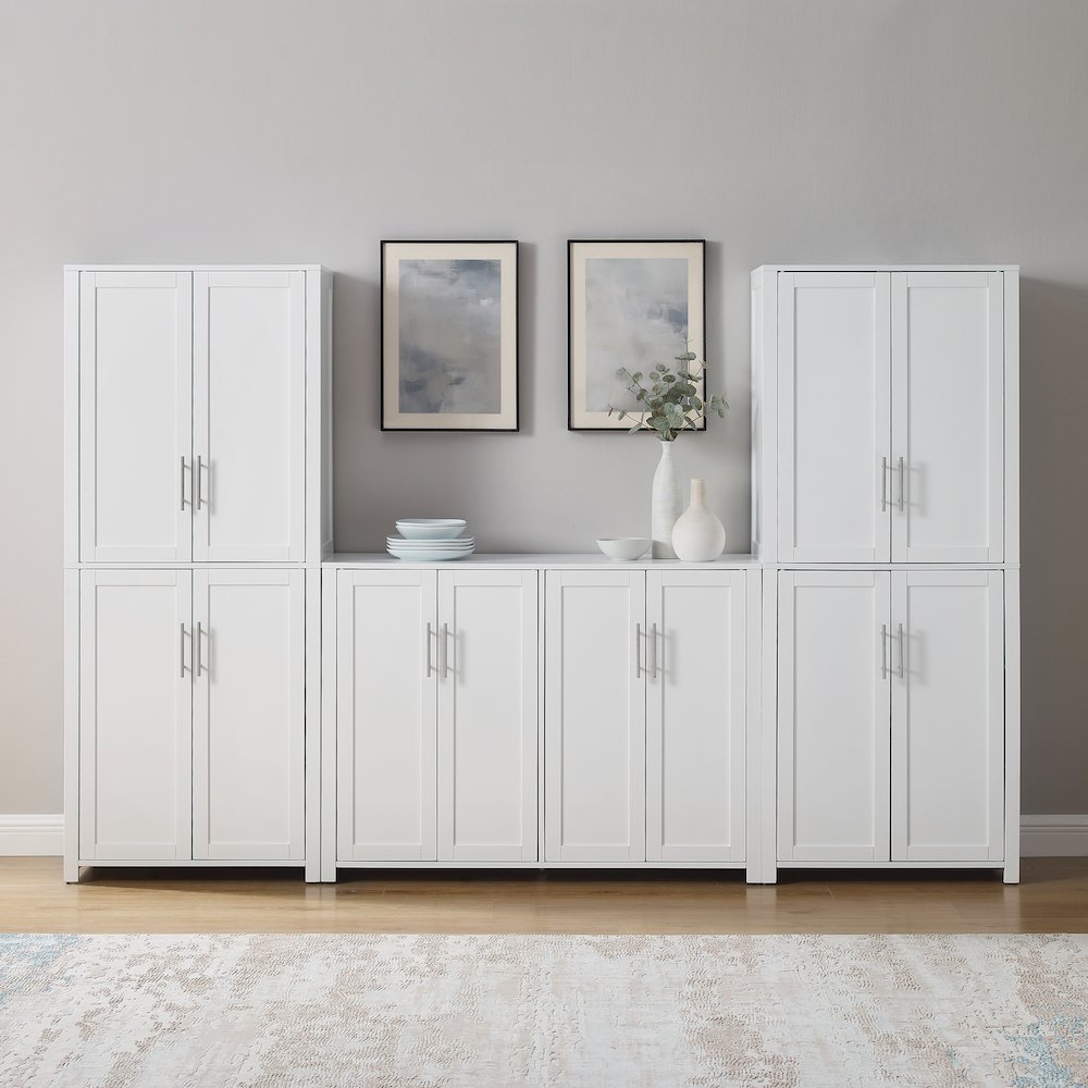 Savannah 3-Piece Sideboard And Pantry Set - Sideboard & 2 Pantries. Picture 9