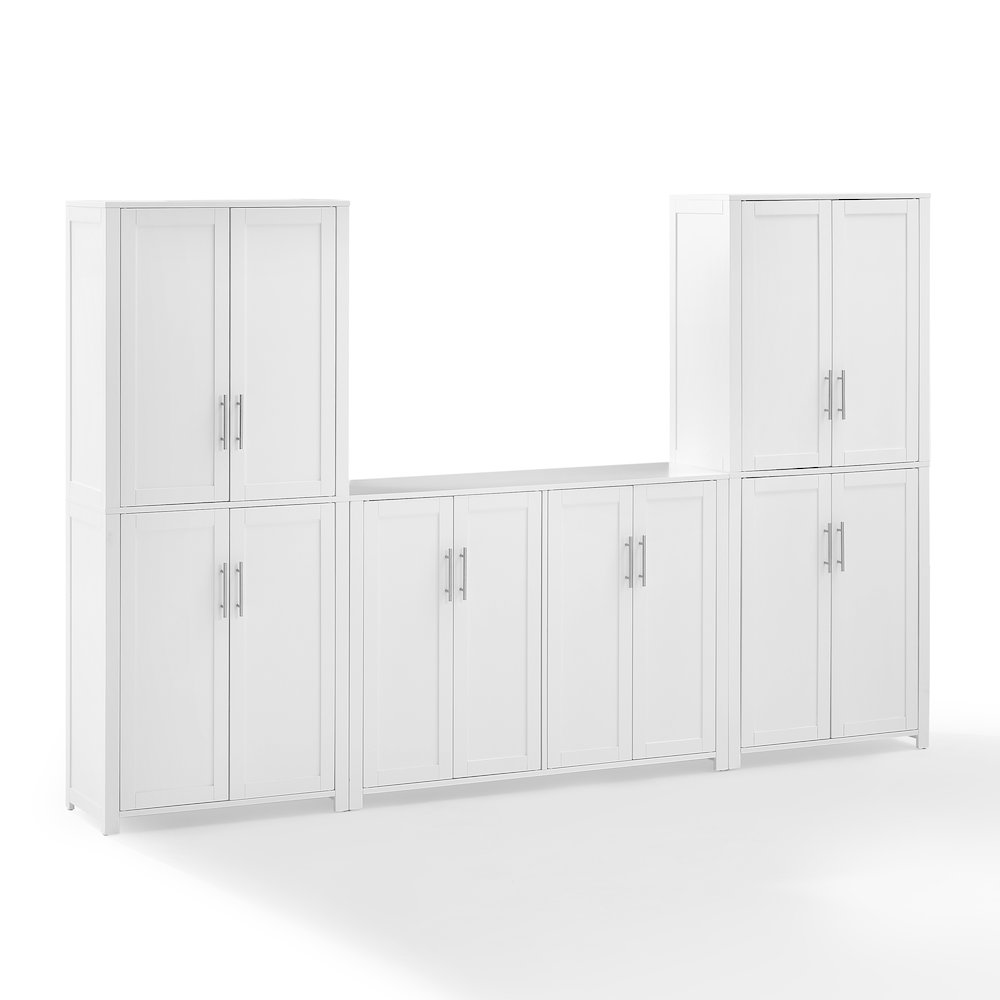 Savannah 3-Piece Sideboard And Pantry Set - Sideboard & 2 Pantries. Picture 1