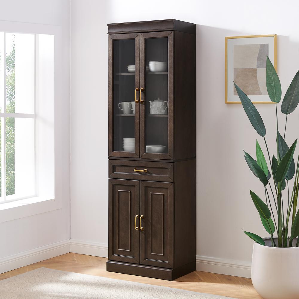 Stanton Glass Door Kitchen Storage Pantry Cabinet. Picture 12