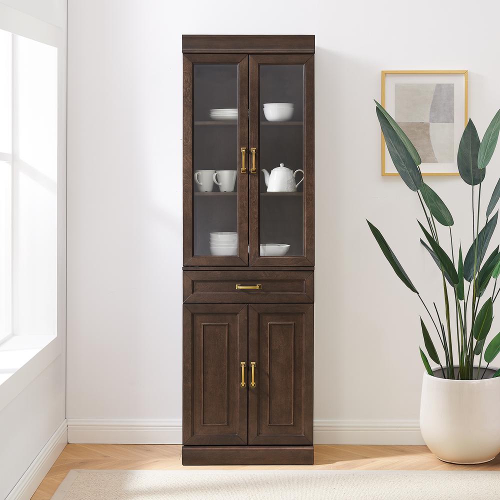Stanton Glass Door Kitchen Storage Pantry Cabinet. Picture 11