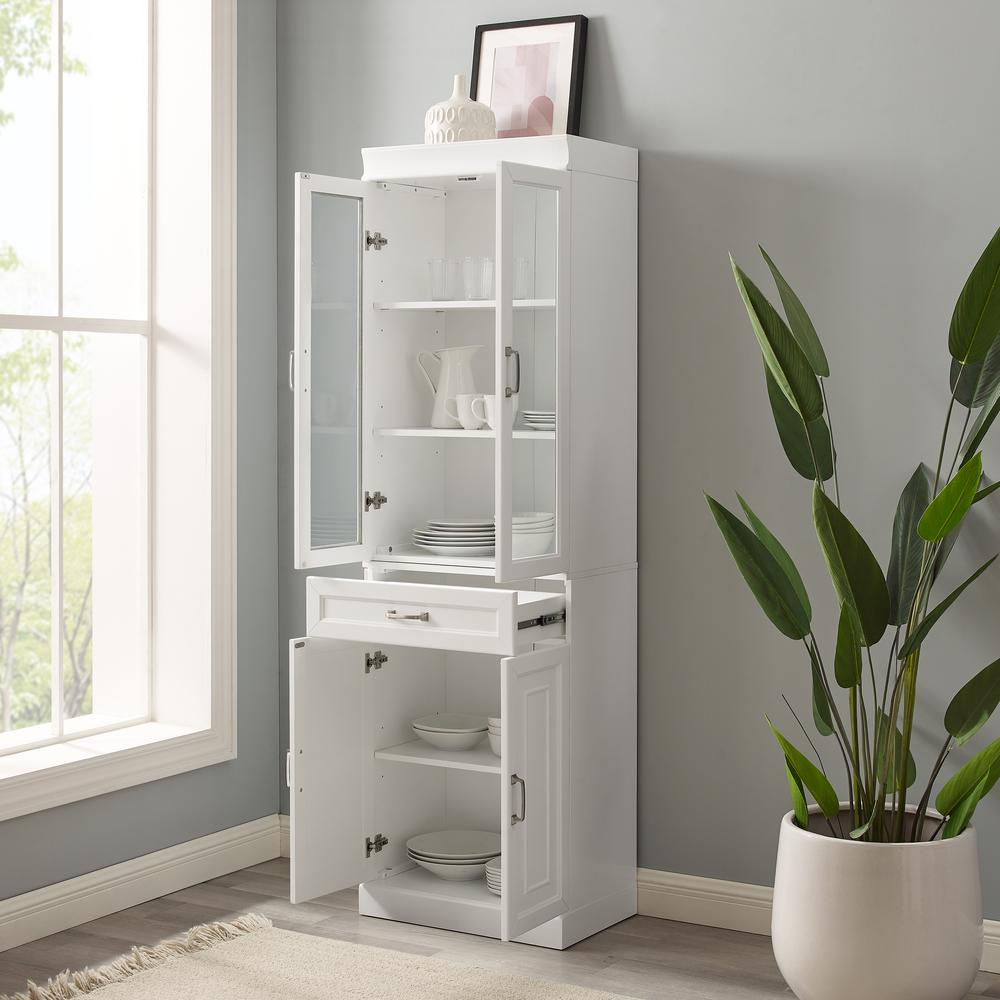 Stanton Glass Door Kitchen Storage Pantry Cabinet. Picture 15