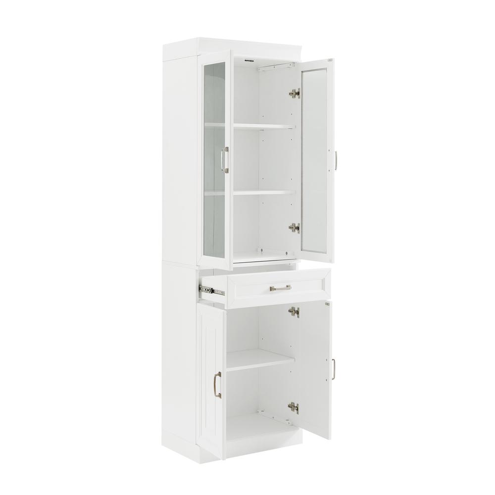 Stanton Glass Door Kitchen Storage Pantry Cabinet. Picture 3