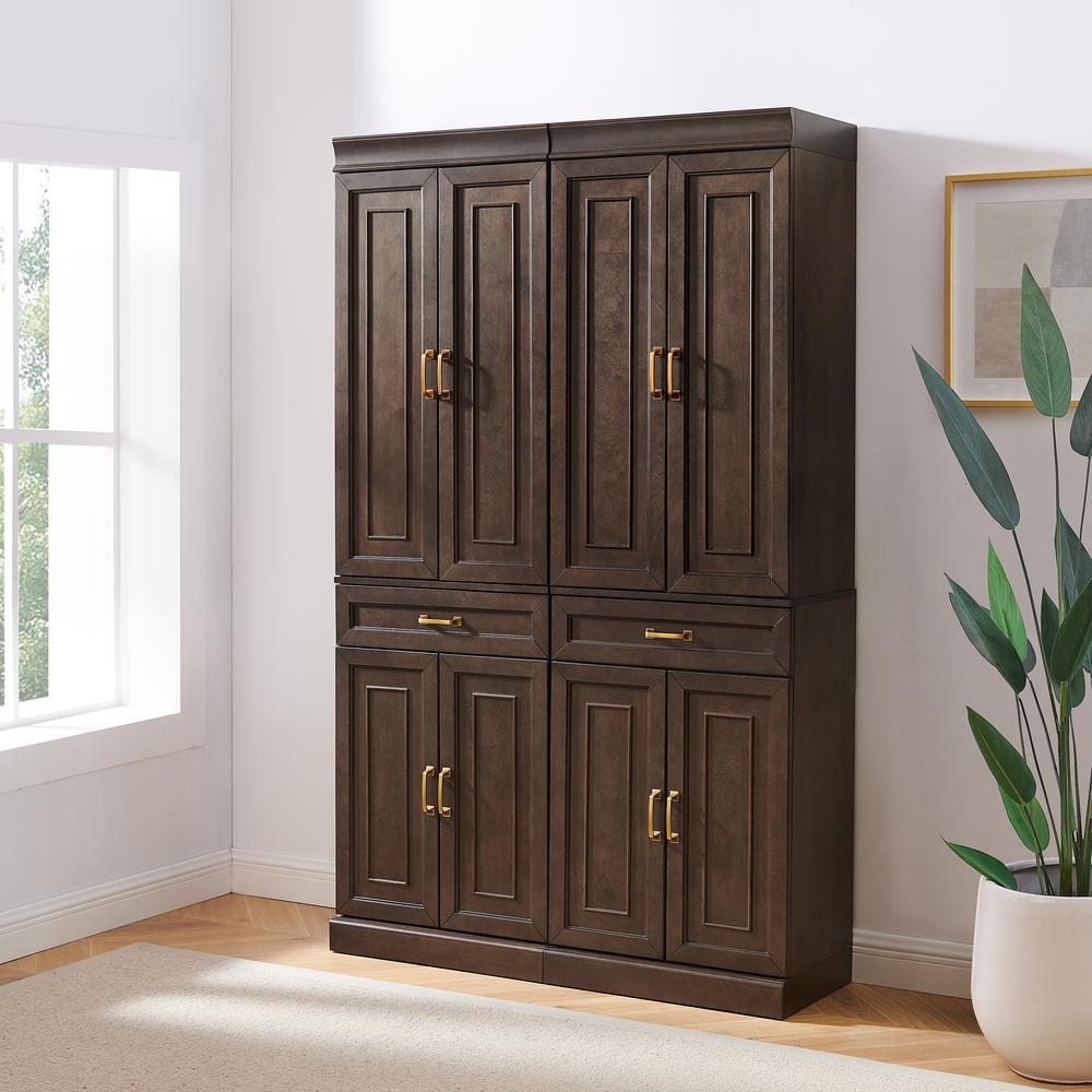 Stanton 2-Piece Kitchen Storage Pantry Cabinet Set. Picture 12