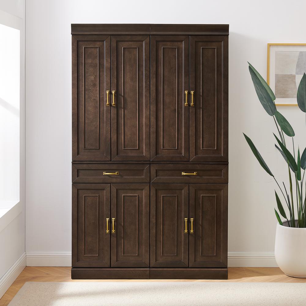 Stanton 2-Piece Kitchen Storage Pantry Cabinet Set. Picture 13