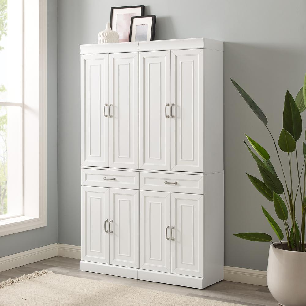Stanton 2-Piece Kitchen Storage Pantry Cabinet Set. Picture 13