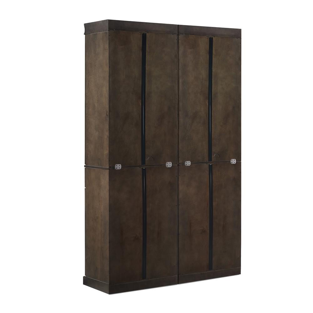 Stanton 2Pc Glass Door Kitchen Storage Pantry Cabinet Set - 2 Pantries. Picture 4