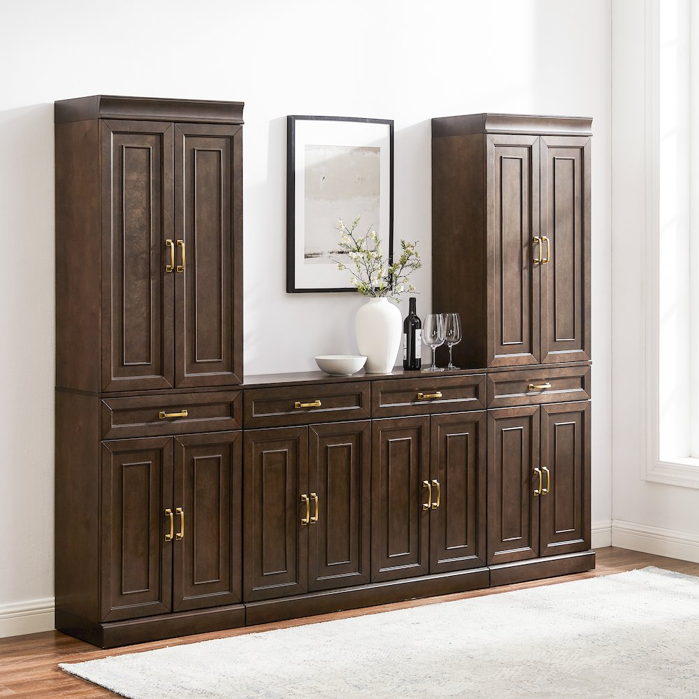 Stanton 3-Piece Sideboard And Pantry Set - Sideboard & 2 Pantries. Picture 5