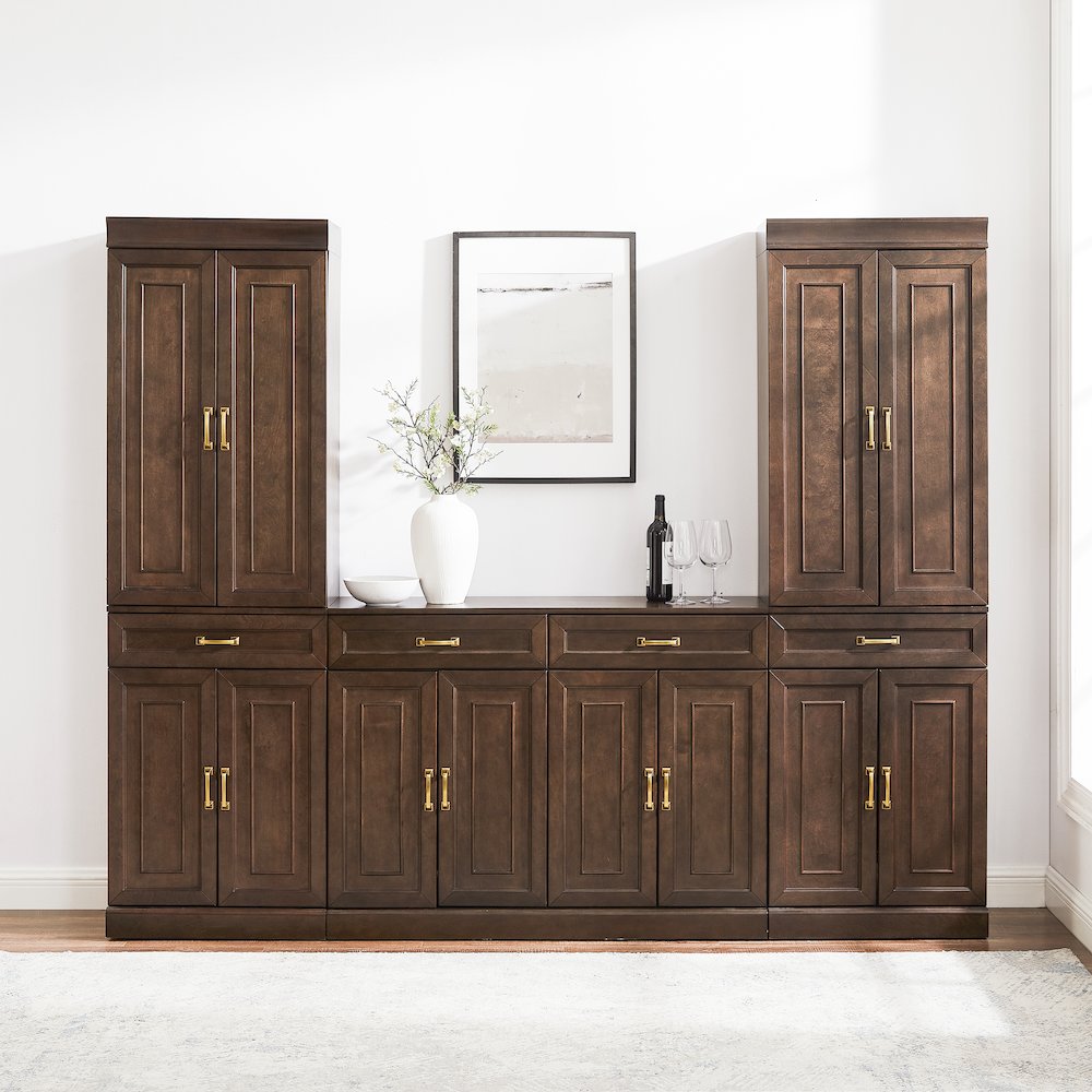 Stanton 3-Piece Sideboard And Pantry Set - Sideboard & 2 Pantries. Picture 6