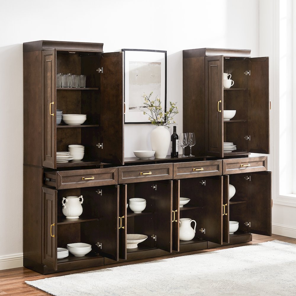 Stanton 3-Piece Sideboard And Pantry Set - Sideboard & 2 Pantries. Picture 7