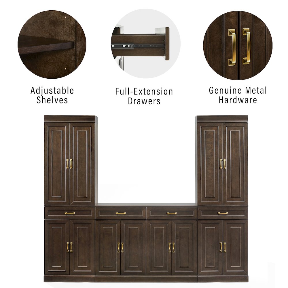Stanton 3-Piece Sideboard And Pantry Set - Sideboard & 2 Pantries. Picture 8