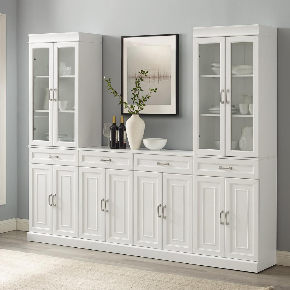 Stanton 3-Piece Sideboard And Glass Door Pantry Set - Sideboard & 2 Pantries. Picture 15