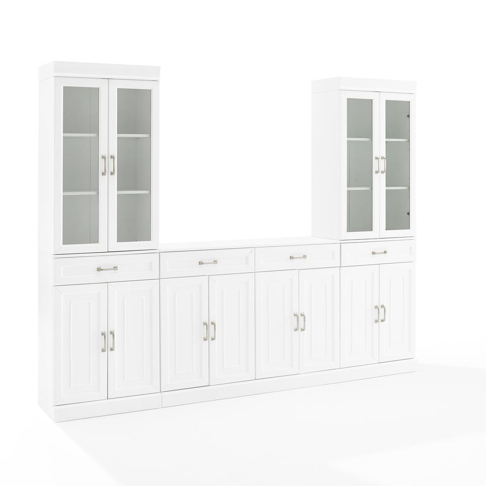 Stanton 3-Piece Sideboard And Glass Door Pantry Set - Sideboard & 2 Pantries. Picture 11