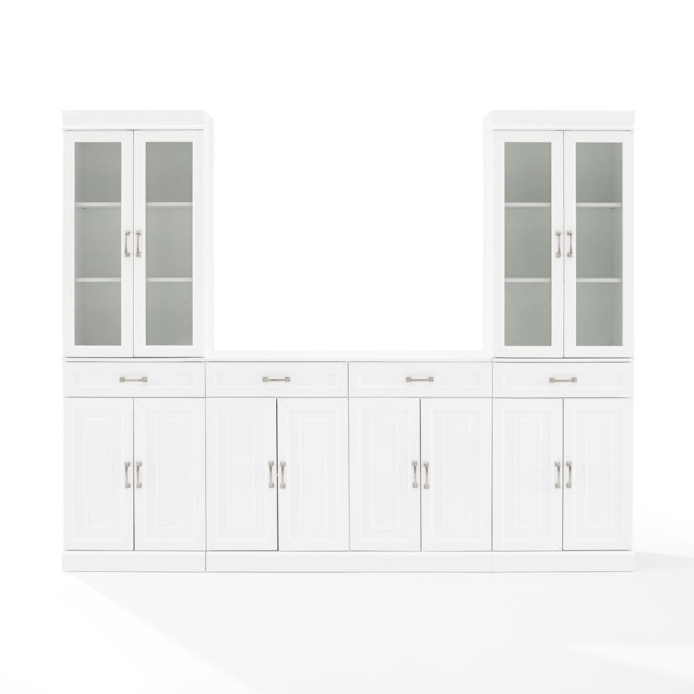 Stanton 3-Piece Sideboard And Glass Door Pantry Set - Sideboard & 2 Pantries. Picture 12