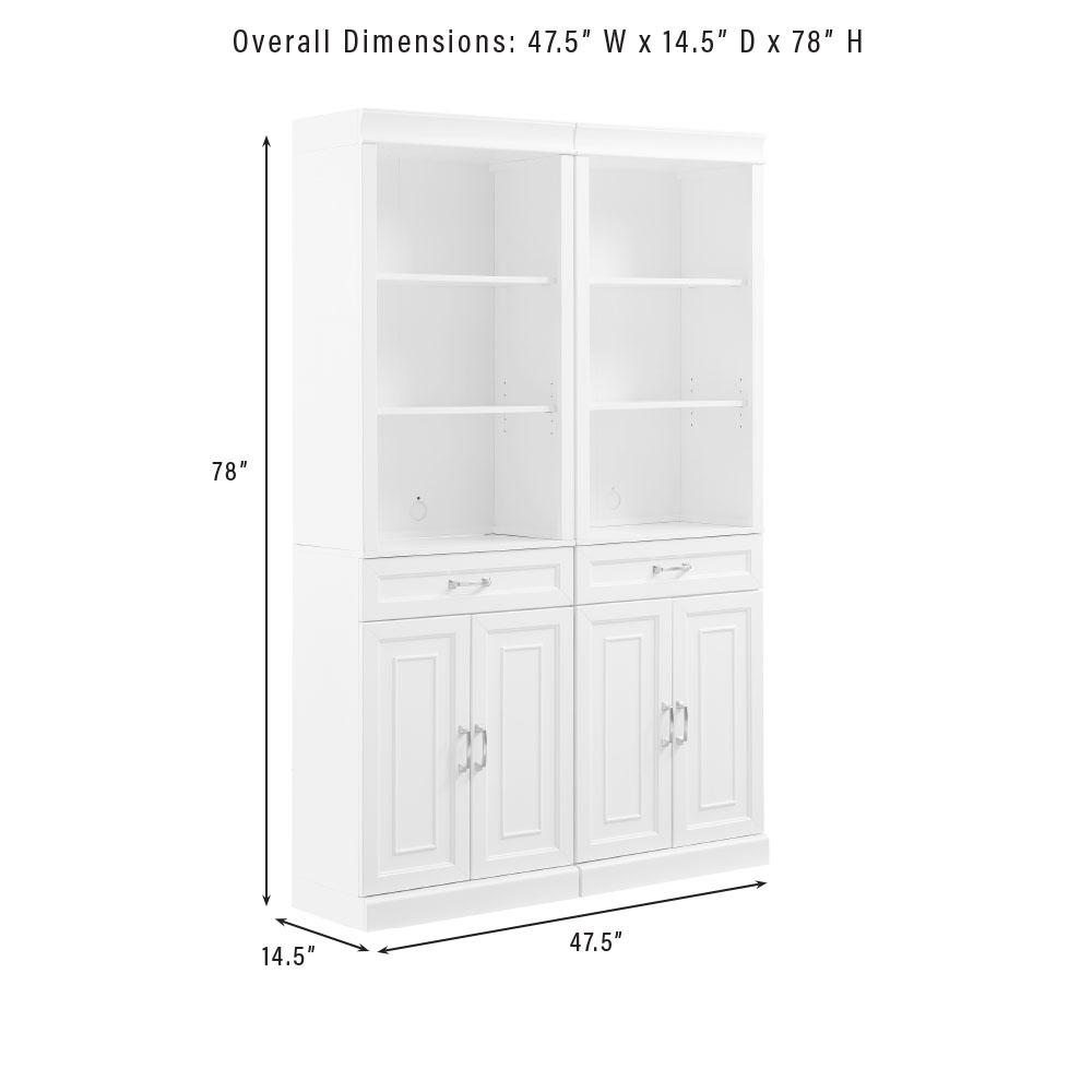 Stanton 2-Piece Storage Bookcase Set - 2 Bookcases. Picture 5
