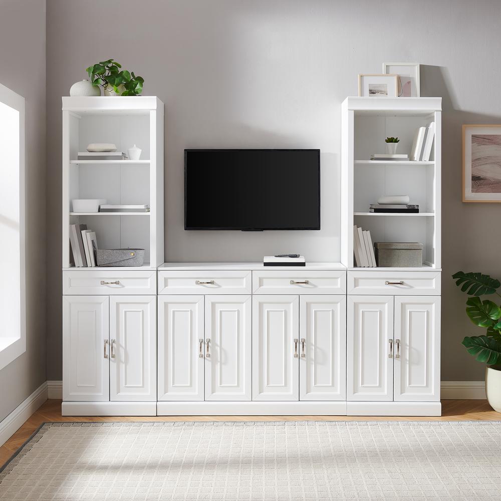 Stanton 3-Piece Sideboard And Storage Bookcase Set - Sideboard & 2 Bookcases. Picture 15