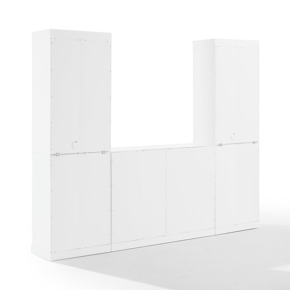 Stanton 3-Piece Sideboard And Storage Bookcase Set - Sideboard & 2 Bookcases. Picture 4