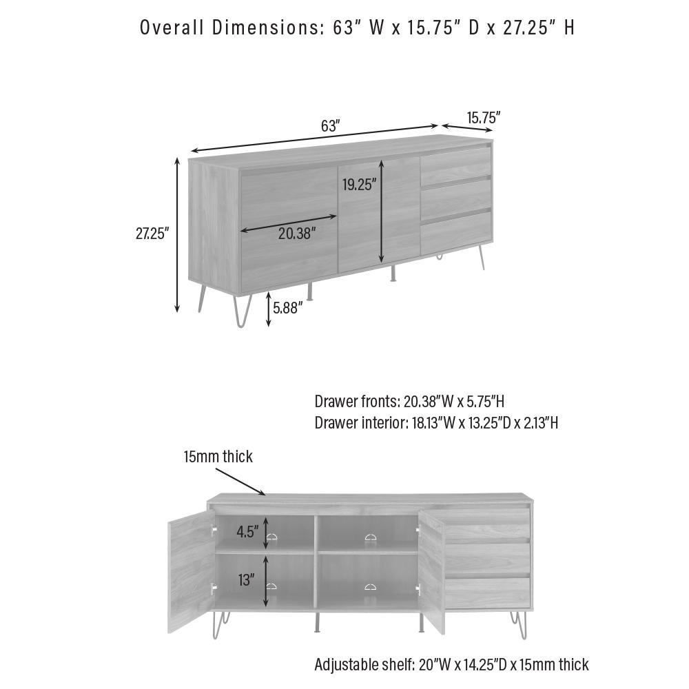 Teagan Record Storage Sideboard. Picture 9