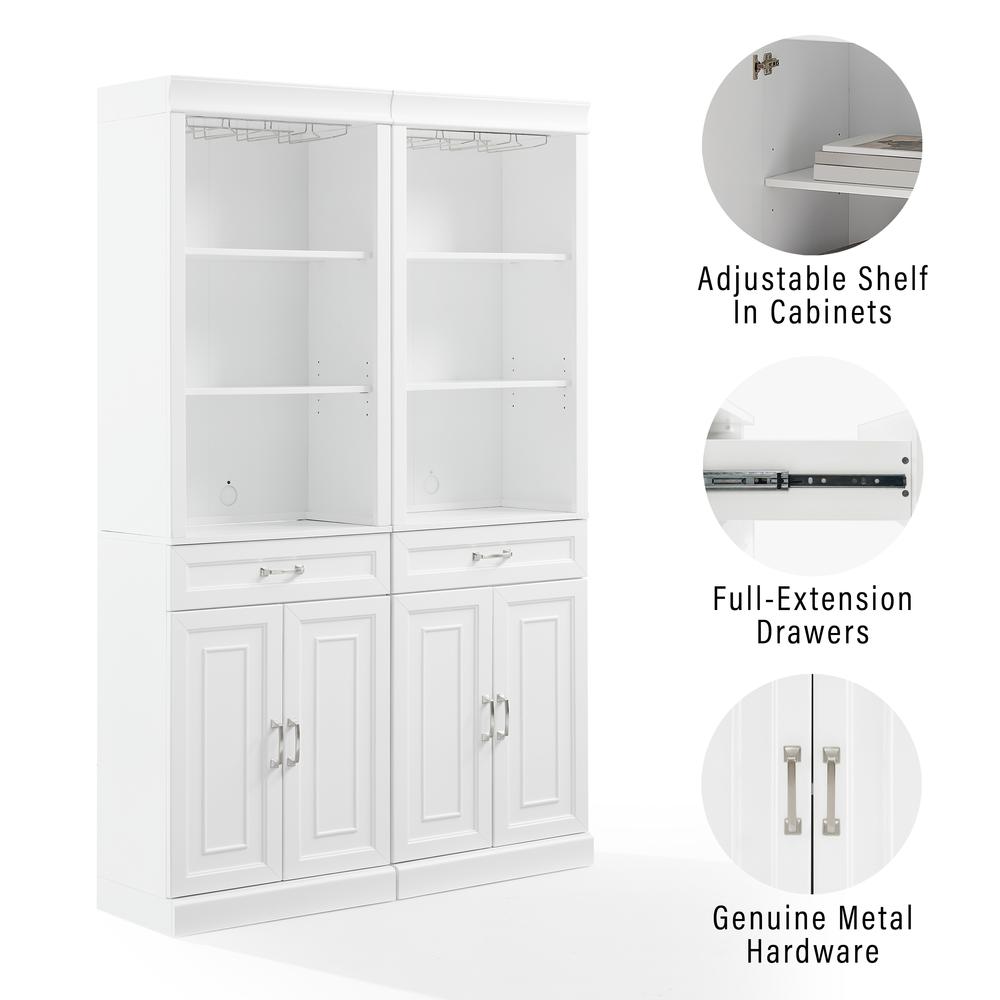 Stanton 2-Piece Bar Cabinet Set - 2 Bar Cabinets. Picture 7