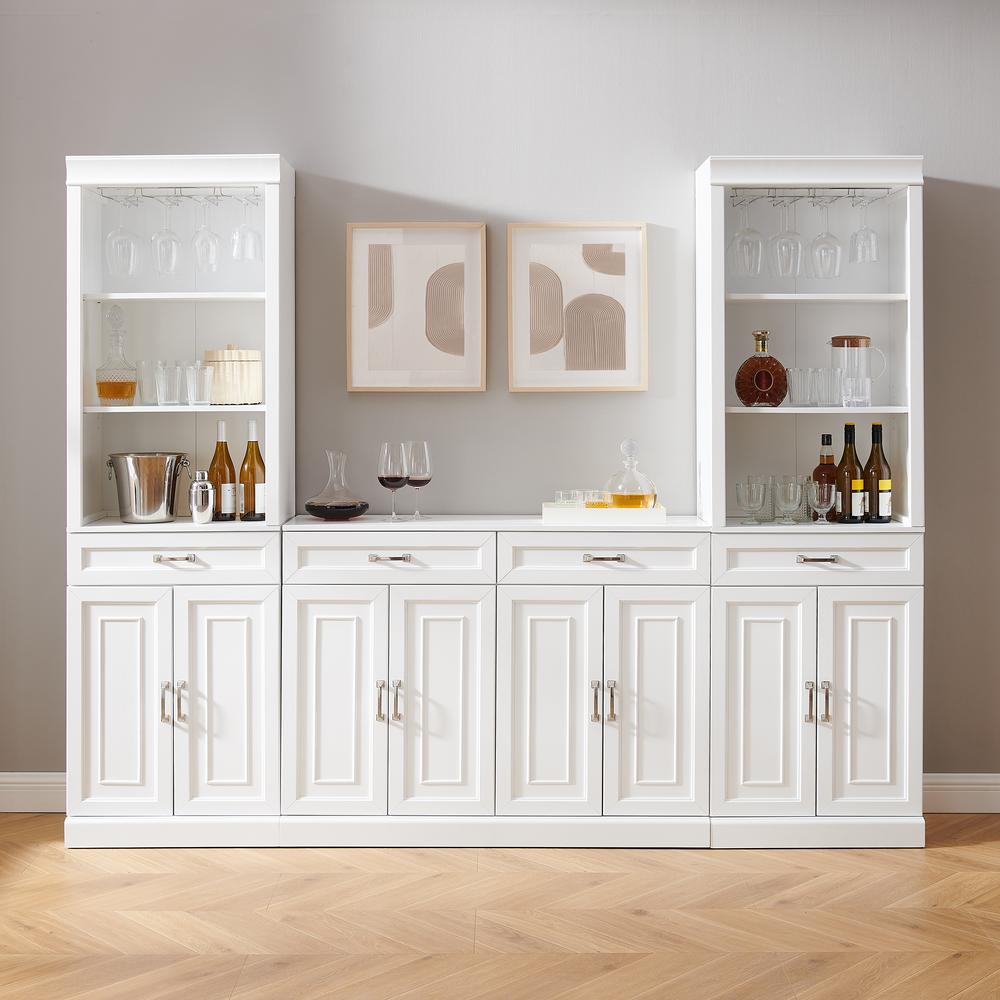 Stanton 3-Piece Sideboard And Bar Cabinet Set - Sideboard & 2 Bar Cabinets. Picture 15