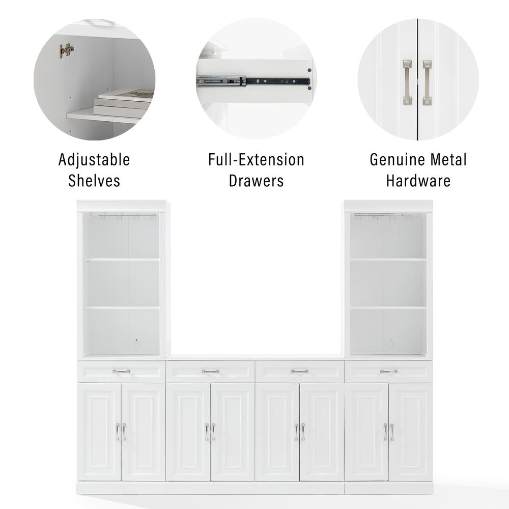 Stanton 3-Piece Sideboard And Bar Cabinet Set - Sideboard & 2 Bar Cabinets. Picture 8