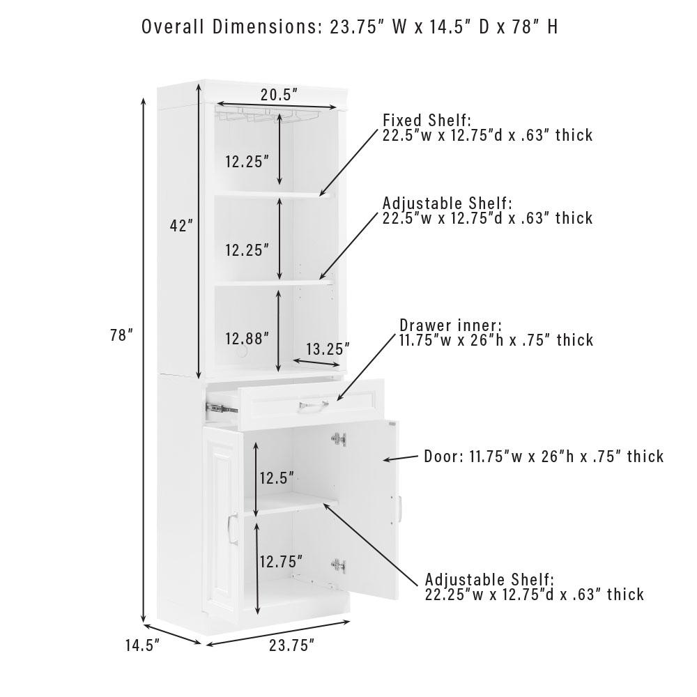 Stanton 3-Piece Sideboard And Bar Cabinet Set - Sideboard & 2 Bar Cabinets. Picture 6
