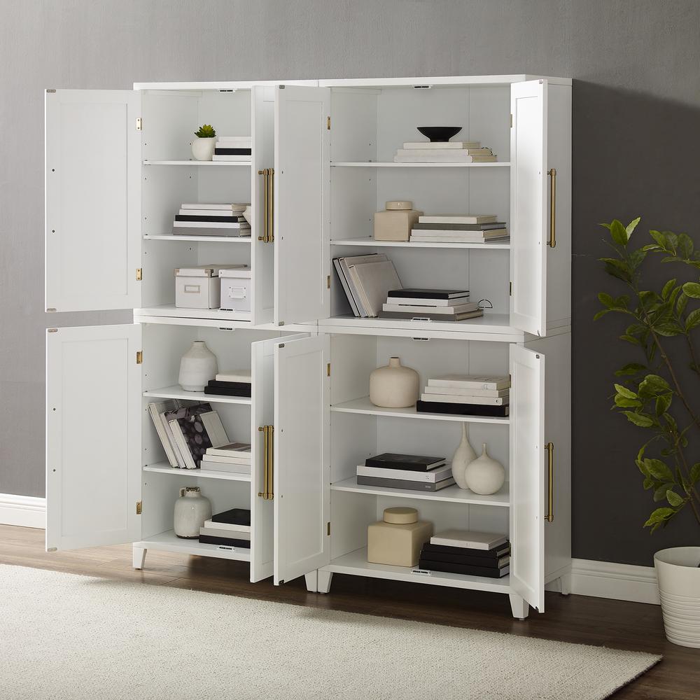 Roarke 2Pc Kitchen Pantry Storage Cabinet Set - 2 Pantries. Picture 15