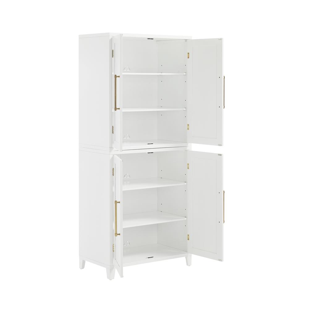 Roarke 2Pc Kitchen Pantry Storage Cabinet Set - 2 Pantries. Picture 3