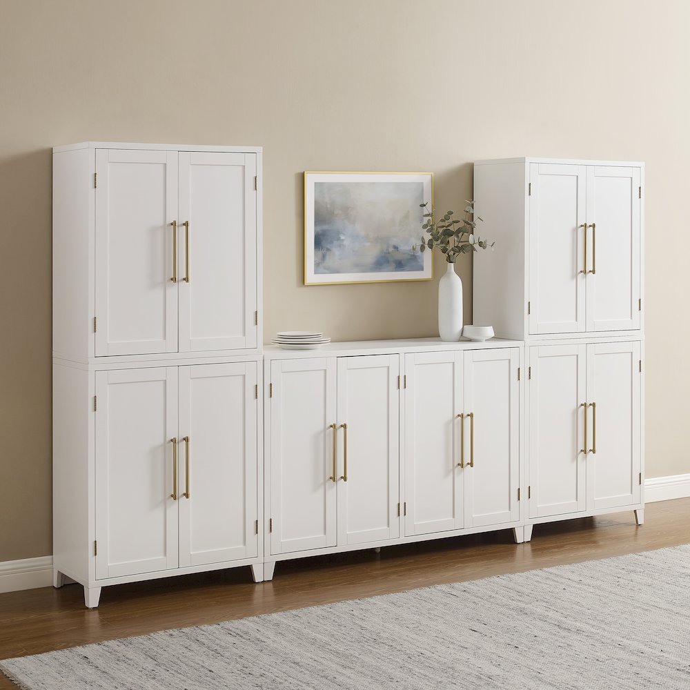 Roarke 3-Piece Sideboard And Pantry Set - Sideboard & 2 Pantries. Picture 5