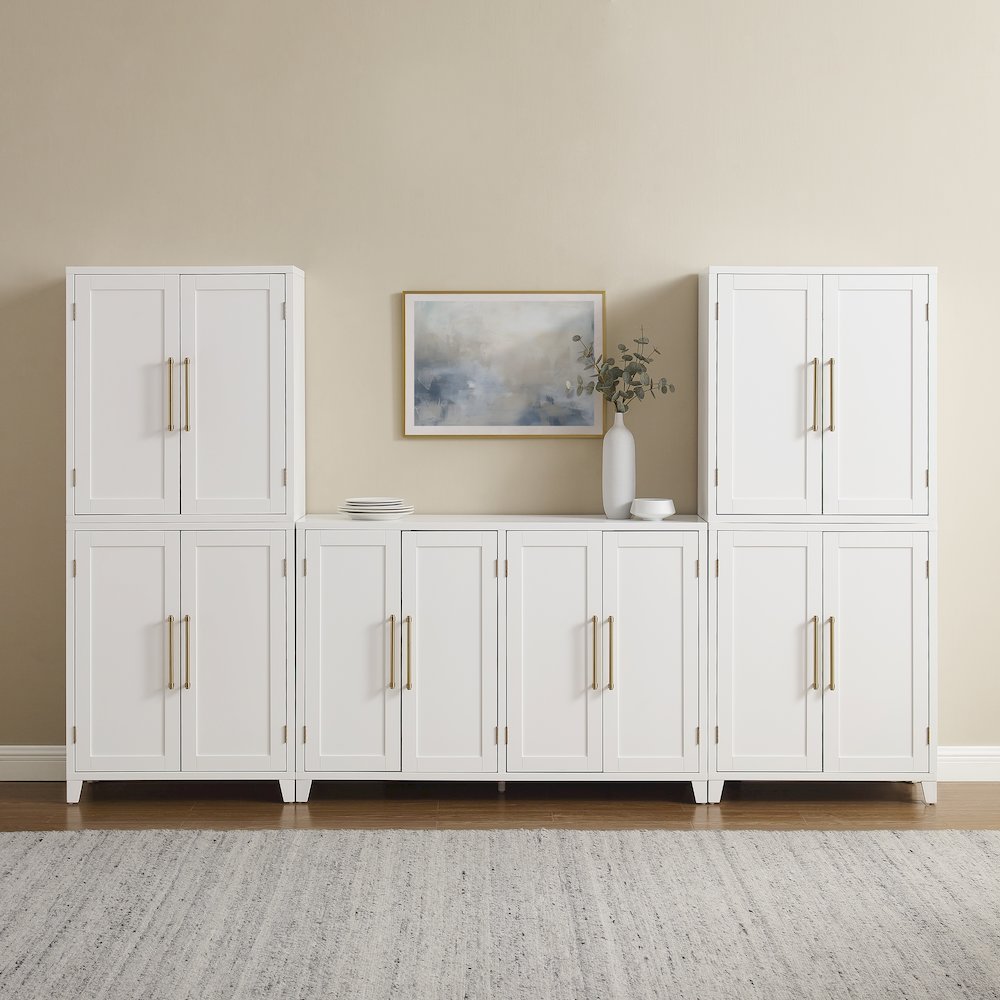 Roarke 3-Piece Sideboard And Pantry Set - Sideboard & 2 Pantries. Picture 6