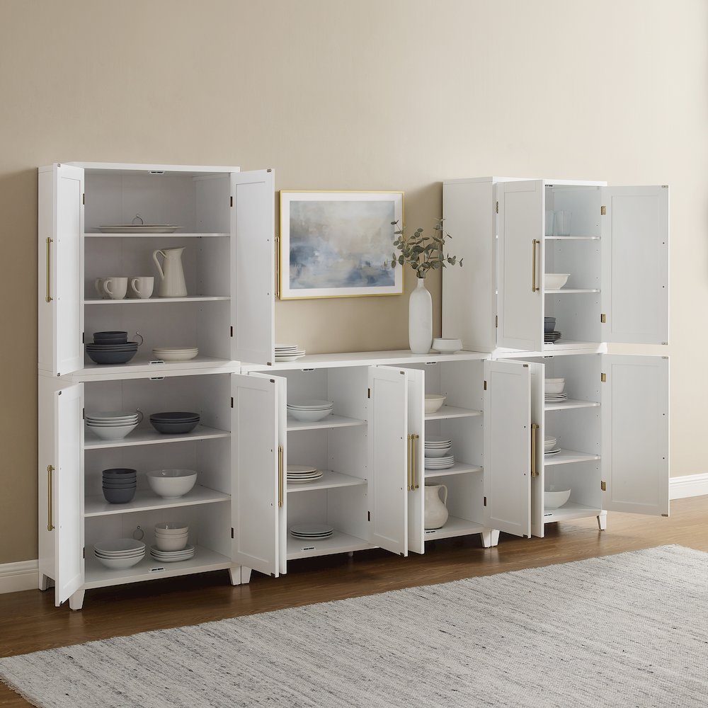 Roarke 3-Piece Sideboard And Pantry Set - Sideboard & 2 Pantries. Picture 7