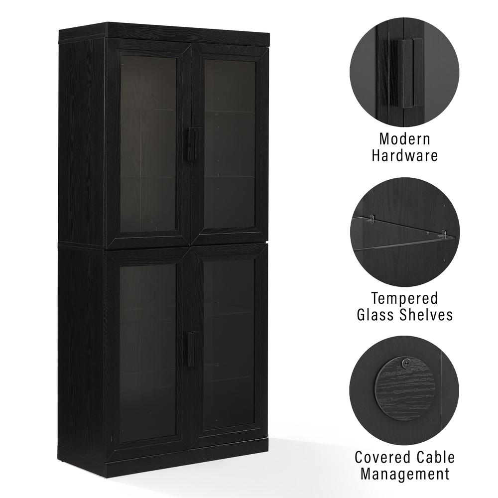 Essen Glass Door Kitchen Pantry Storage Cabinet. Picture 9