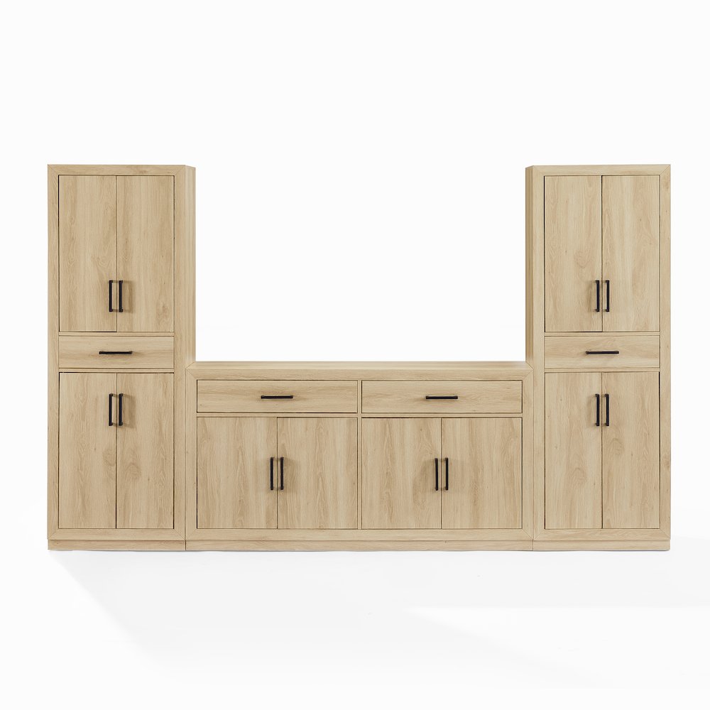 Isla 3-Piece Sideboard And Pantry Set - Sideboard & 2 Pantries. Picture 2