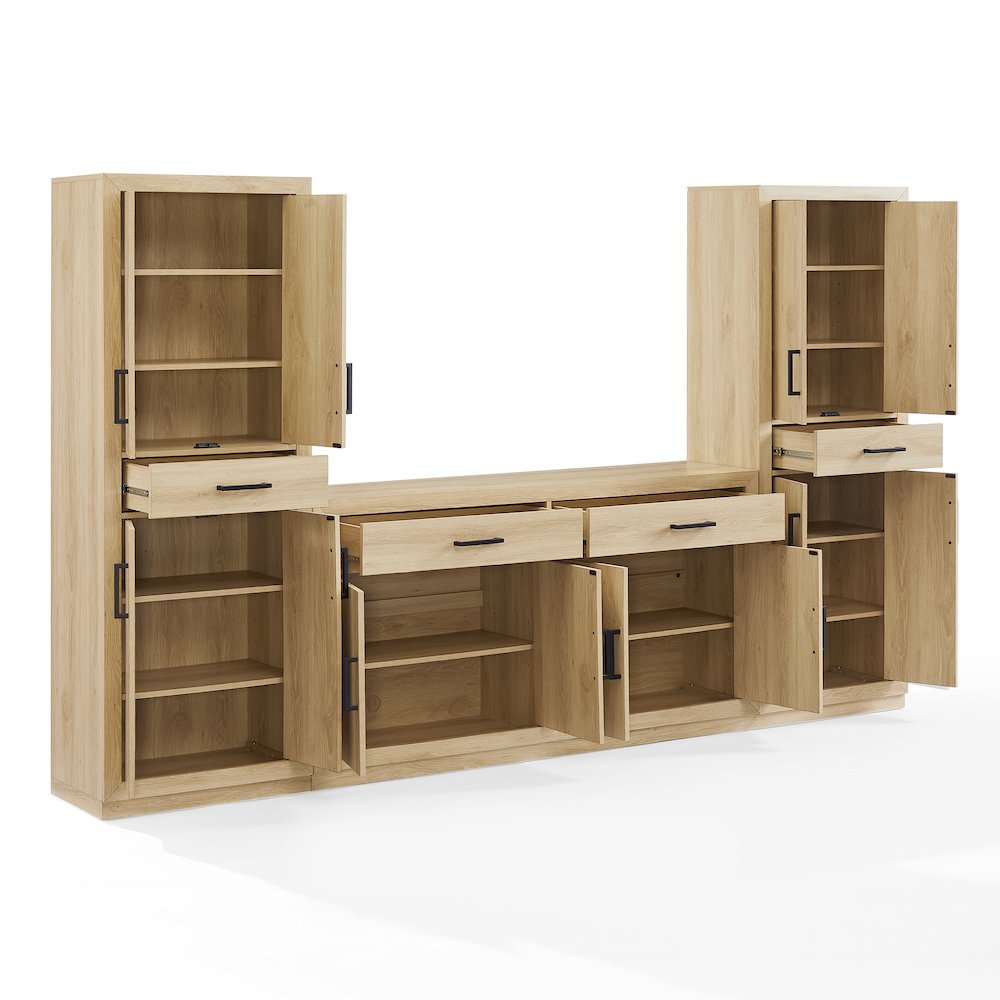 Isla 3-Piece Sideboard And Pantry Set - Sideboard & 2 Pantries. Picture 9