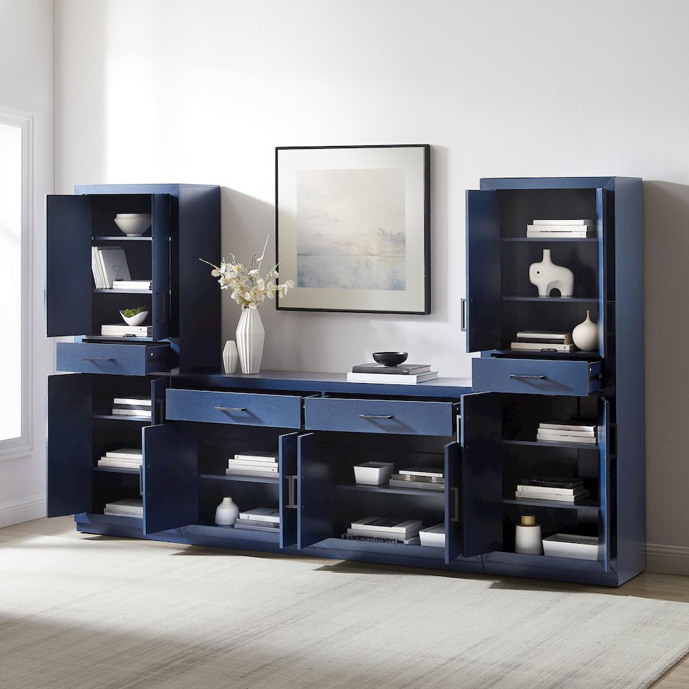 Isla 3-Piece Sideboard And Pantry Set - Sideboard & 2 Pantries. Picture 5
