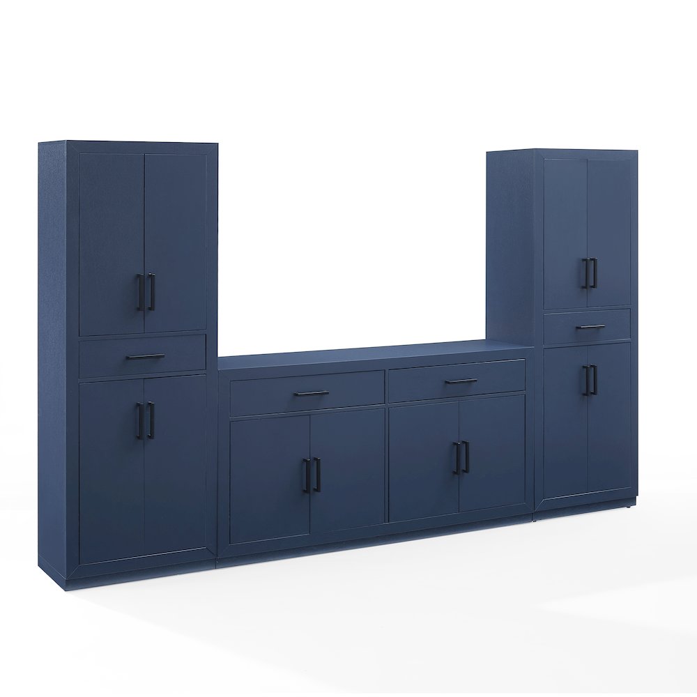 Isla 3-Piece Sideboard And Pantry Set - Sideboard & 2 Pantries. Picture 1