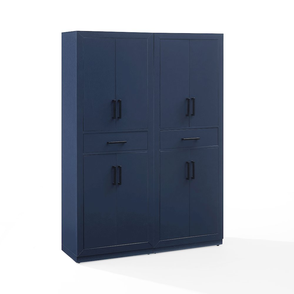 Isla 2-Piece Kitchen Storage Pantry Set - 2 Pantries. Picture 1