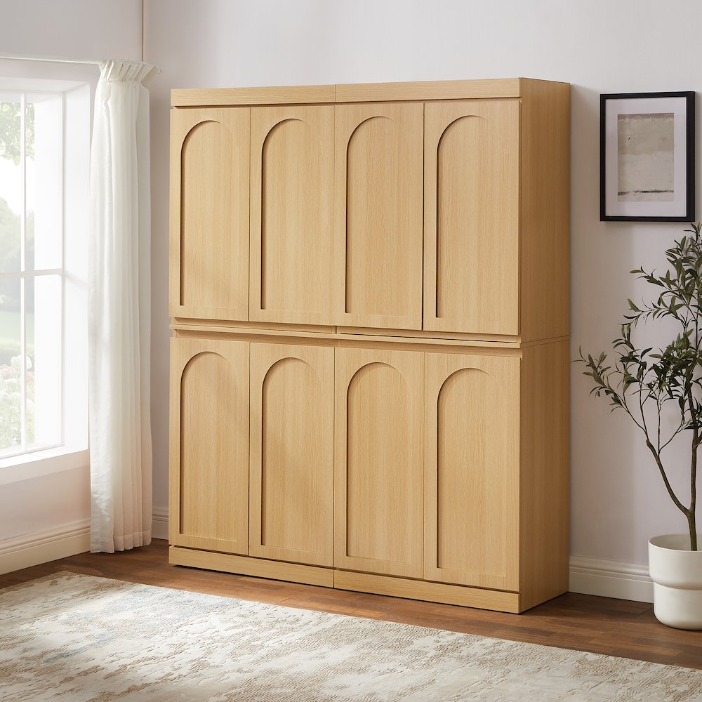 Marco 2-Piece Kitchen Pantry Storage Cabinet Set - 2 Pantries. Picture 5